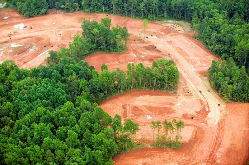 Construction Site Land Clearing in Gwinnett County, GA