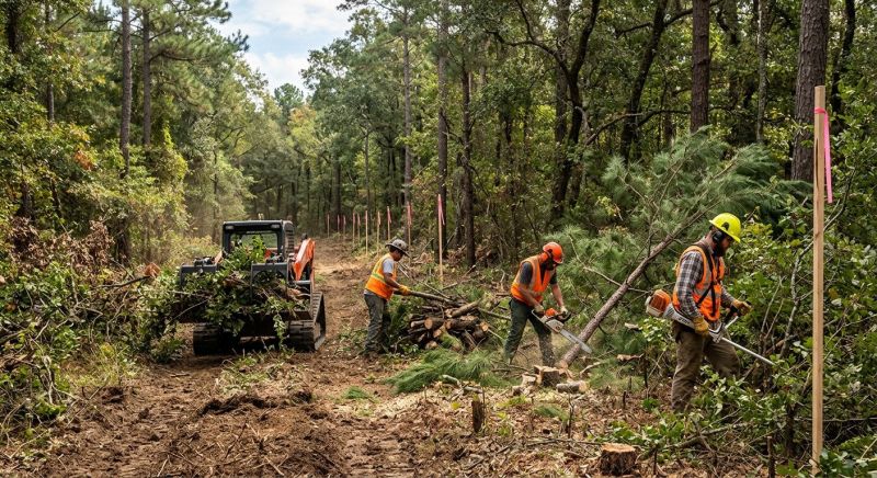 Land Clearing in Gwinnett County, GA